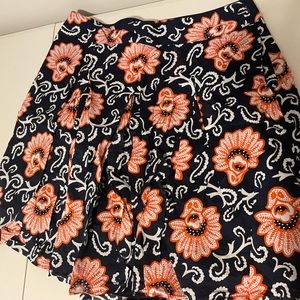 Talbots floral skirt